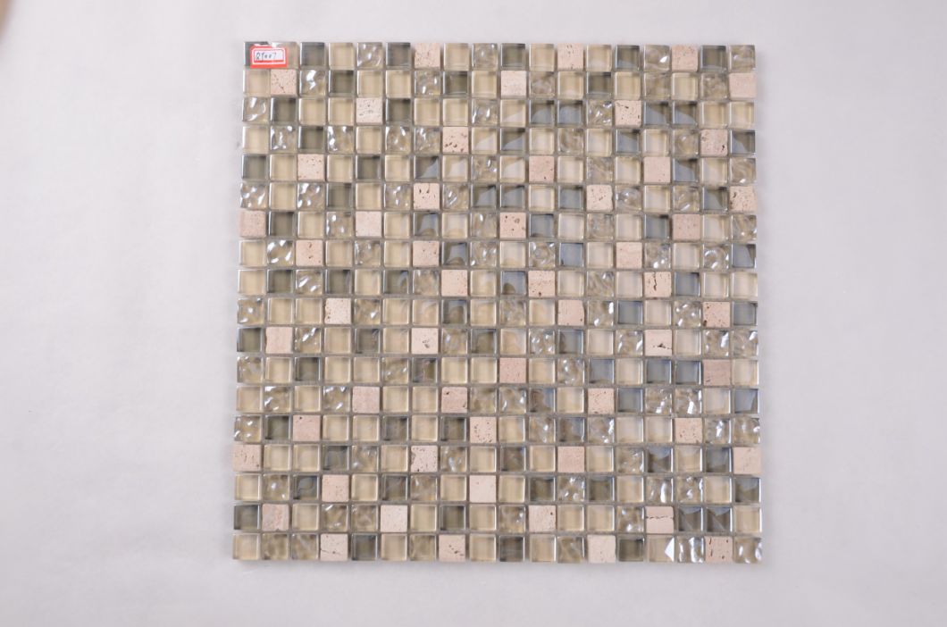 Background Decoration Natural 30*30 Tiles Marble Glass Stone Mosaic
