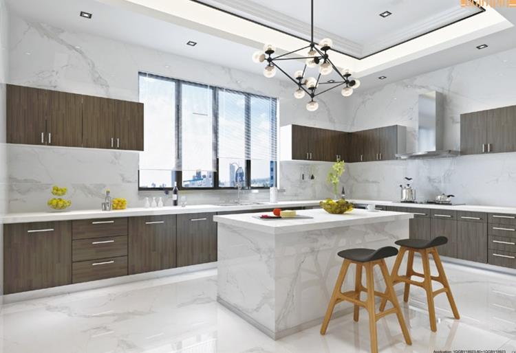 ceramic tile flooring in kitchen