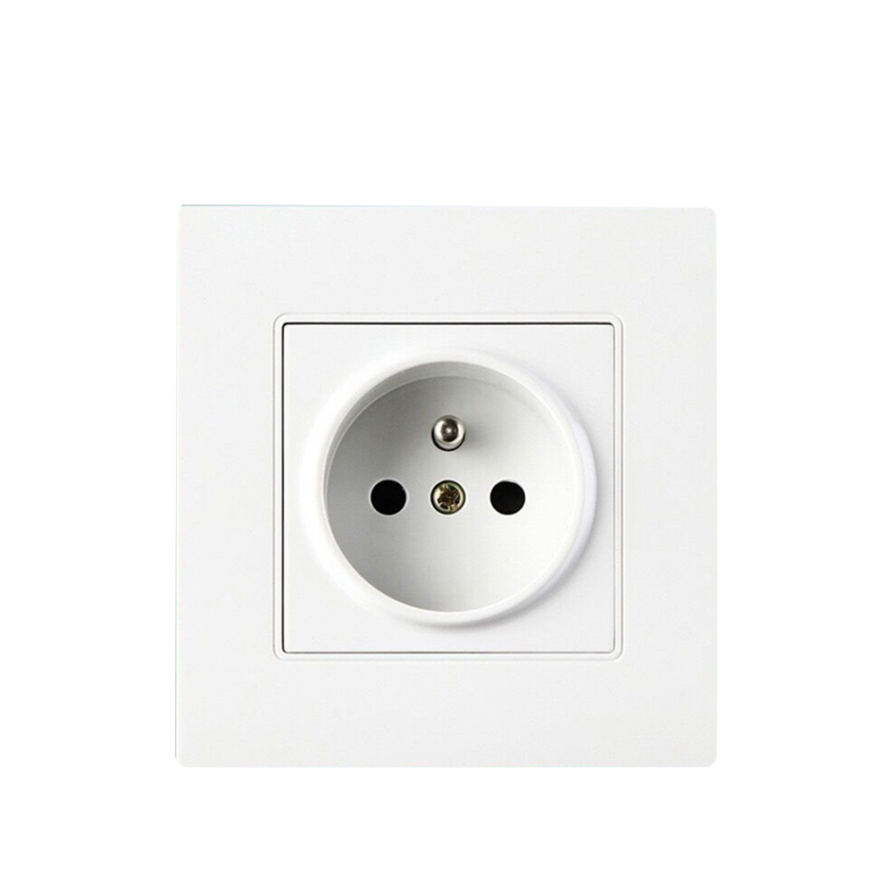 wall outlet switch european french electric socket