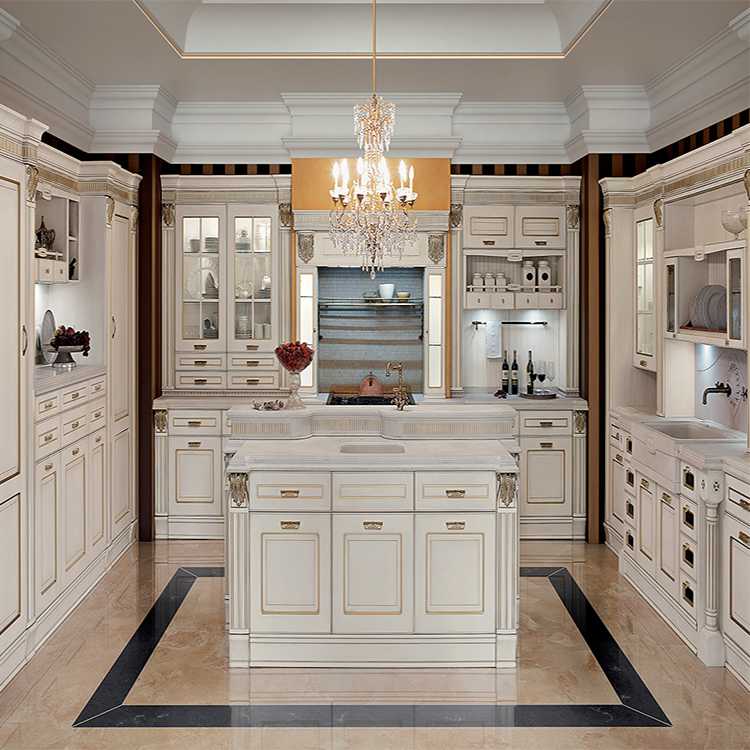 House luxury kitchen furniture design complete sets modern modular wooden kitchen cabinet
