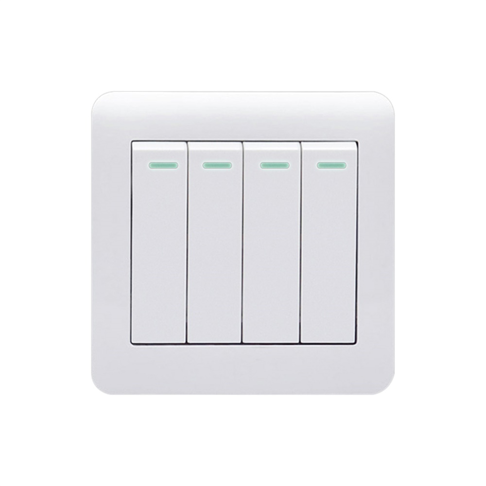 australian standard modern four gang wall light switches for homes