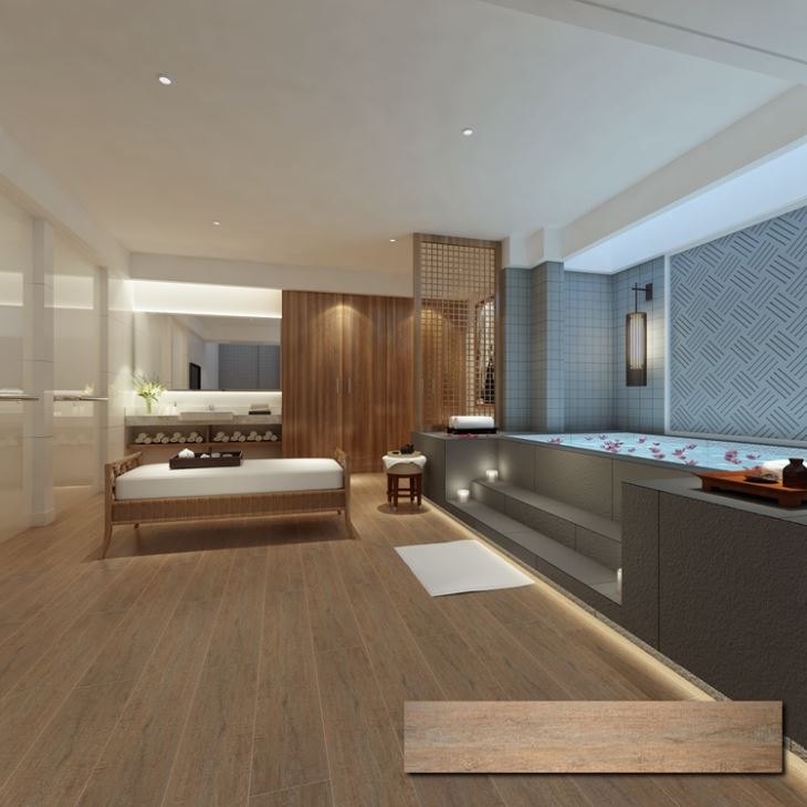 Brown Porcelain Wood Tile