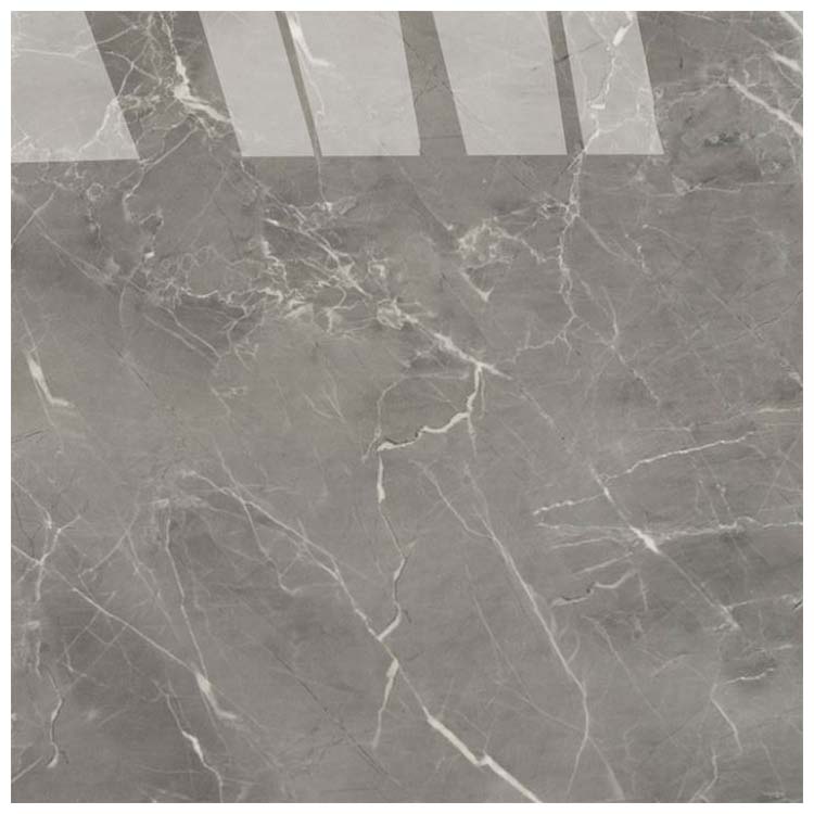 Grey Polished Porcelain Floor Tile