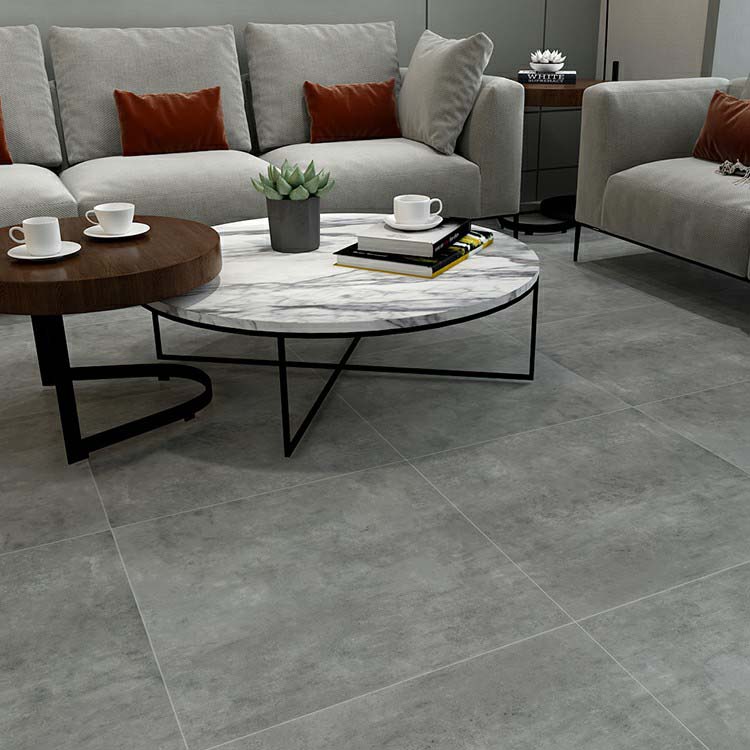 Grey Glazed Porcelain Floor Tile