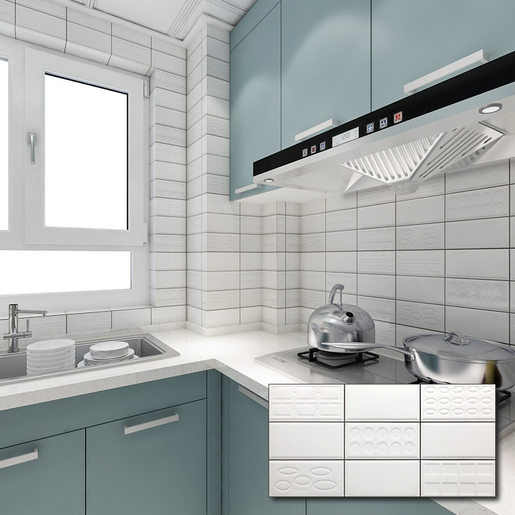 White Polished Ceramic Tile