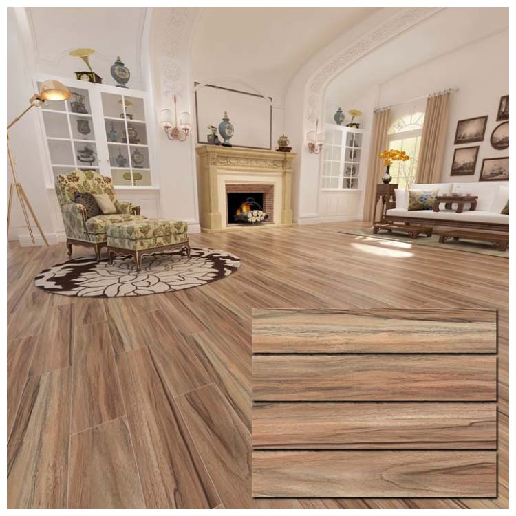 Brown Glazed Ceramic Floor Tiles Size, Ceramic Wood Floor Tile
