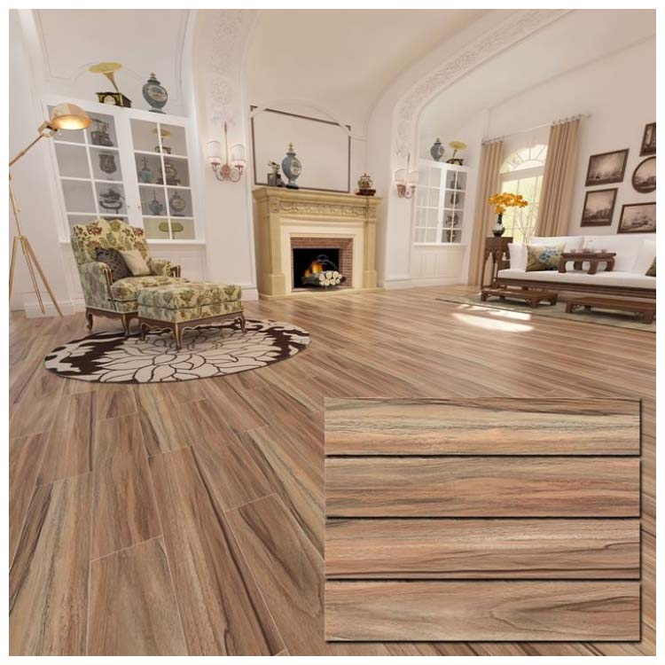 Brown Glazed Ceramic Floor Tile