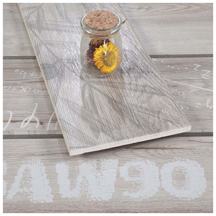 Grey Glazed Ceramic Wood Tile