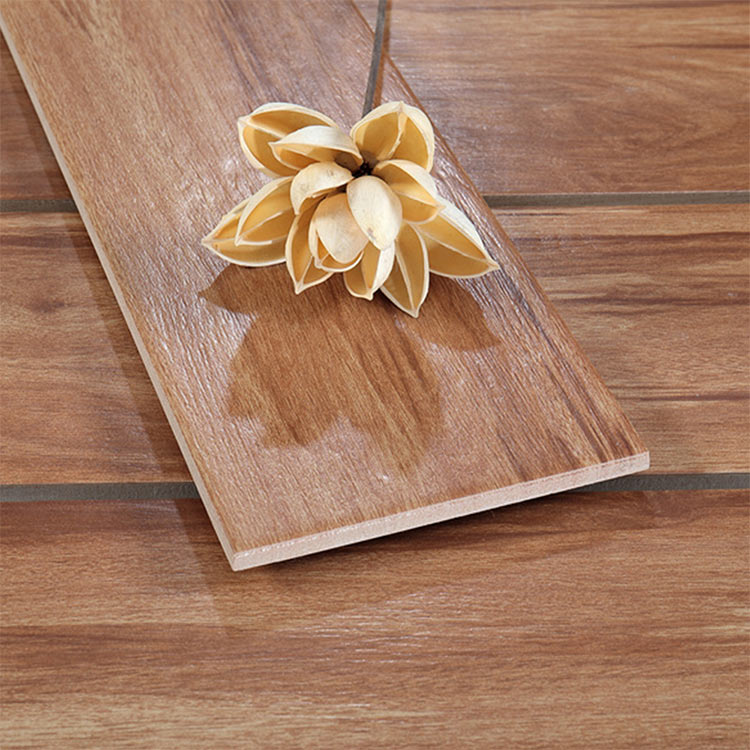 Brown Glazed Ceramic Wood Tile