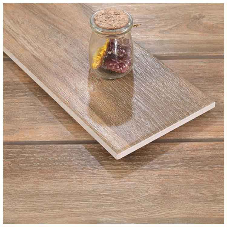 Brown Glazed Ceramic Wood Tile