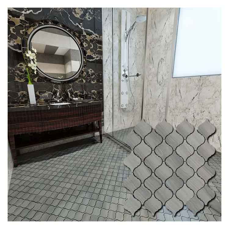 Grey Polished Ceramic Tile