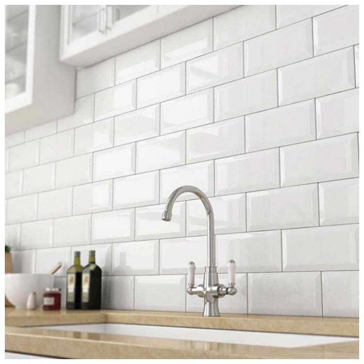 White Glazed Ceramic Tile