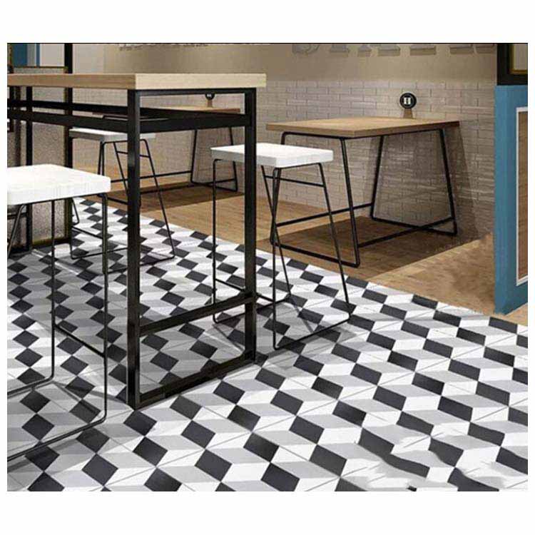 Black Glazed Ceramic Floor Tiles,Size 300 x 300mm,Model HST2013