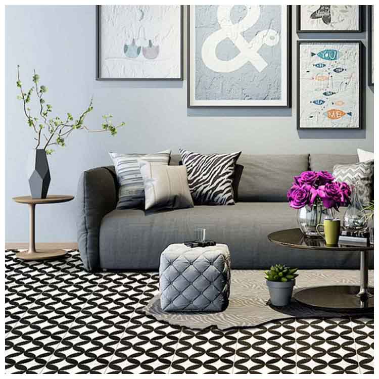 Black And White Floor Tiles