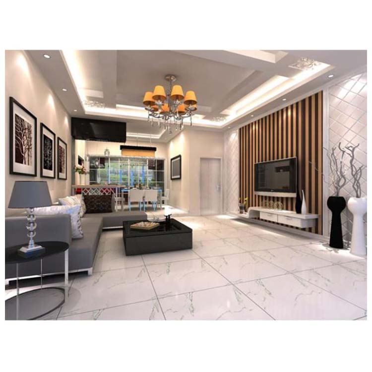 White Polished Porcelain Floor Tile