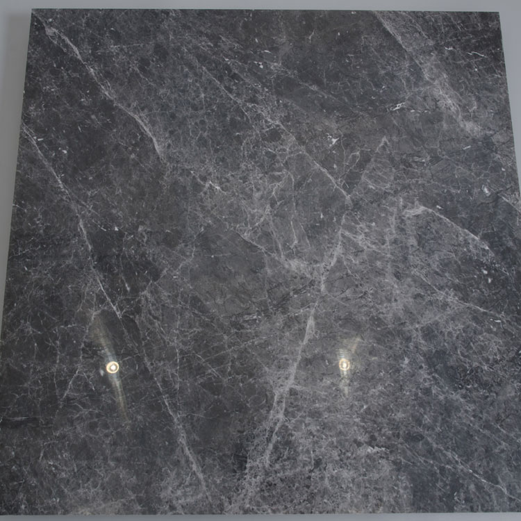 Black Polished Ceramic Floor Tile