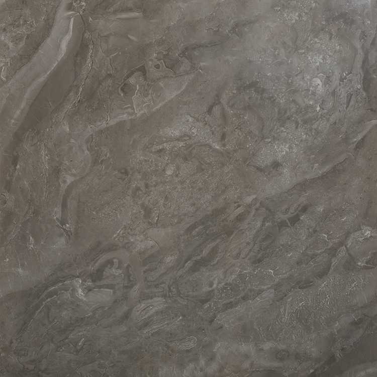 Dark Grey Glazed Ceramic Floor Tile
