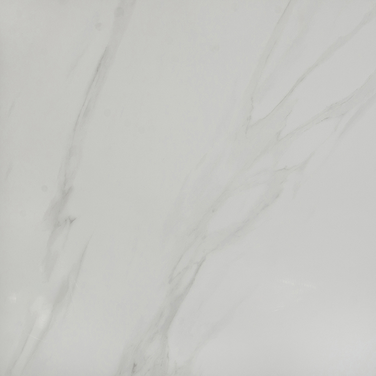 White Glazed Marble Floor Tile