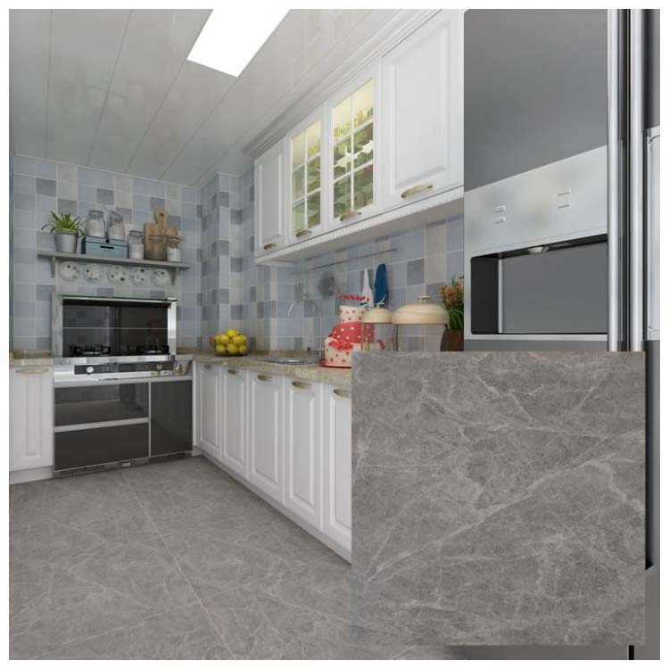 Grey Glazed Ceramic Floor Tile