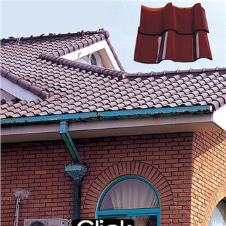 Brown S1 Barrel Spanish Tile Roofing /Roof Tile Underlayment/ Decorative Roof Ridge Tiles 270 x 170mm S15