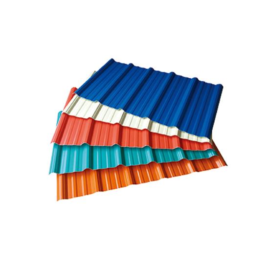 Coloured Fashion Building Construction Materials Corrugated Guangzhou Lastra Tetto Fabric Mo Roofing Sheet Roof Tiles Sheets Pvc Customized Size APVC-2