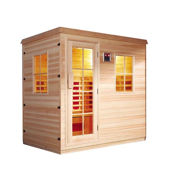 2-4 people solid wood infrared sauna cabin room  HS-SR25SN