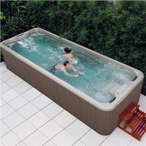 Outdoor Large Waterfall Balboa Whirlpool Swim SPA Acrylic 6m  HS-S06B02