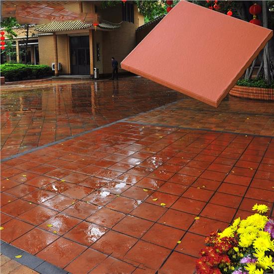 Brown 24X24 Laminate Decorative Terracotta Floor Tiles/TerraCotta Clay Tiles Step Tiles 200 x 200mm MPO-0062