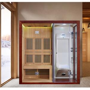 Best Price Bathroom Wet Steam Massage Shower Cabin Cambine Far Infrared Sauna Cabin  HS-SR1600SR