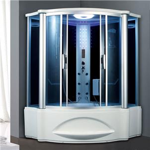 1.55m Black White Acrylic Steam Room Design Showers and Baths  HS-SR062