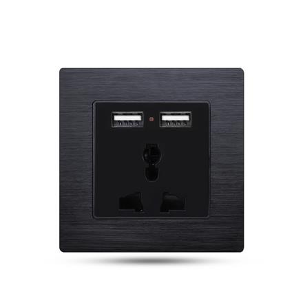 multi-functional plug 3 pin eu wall uk socket with usb  F71-036