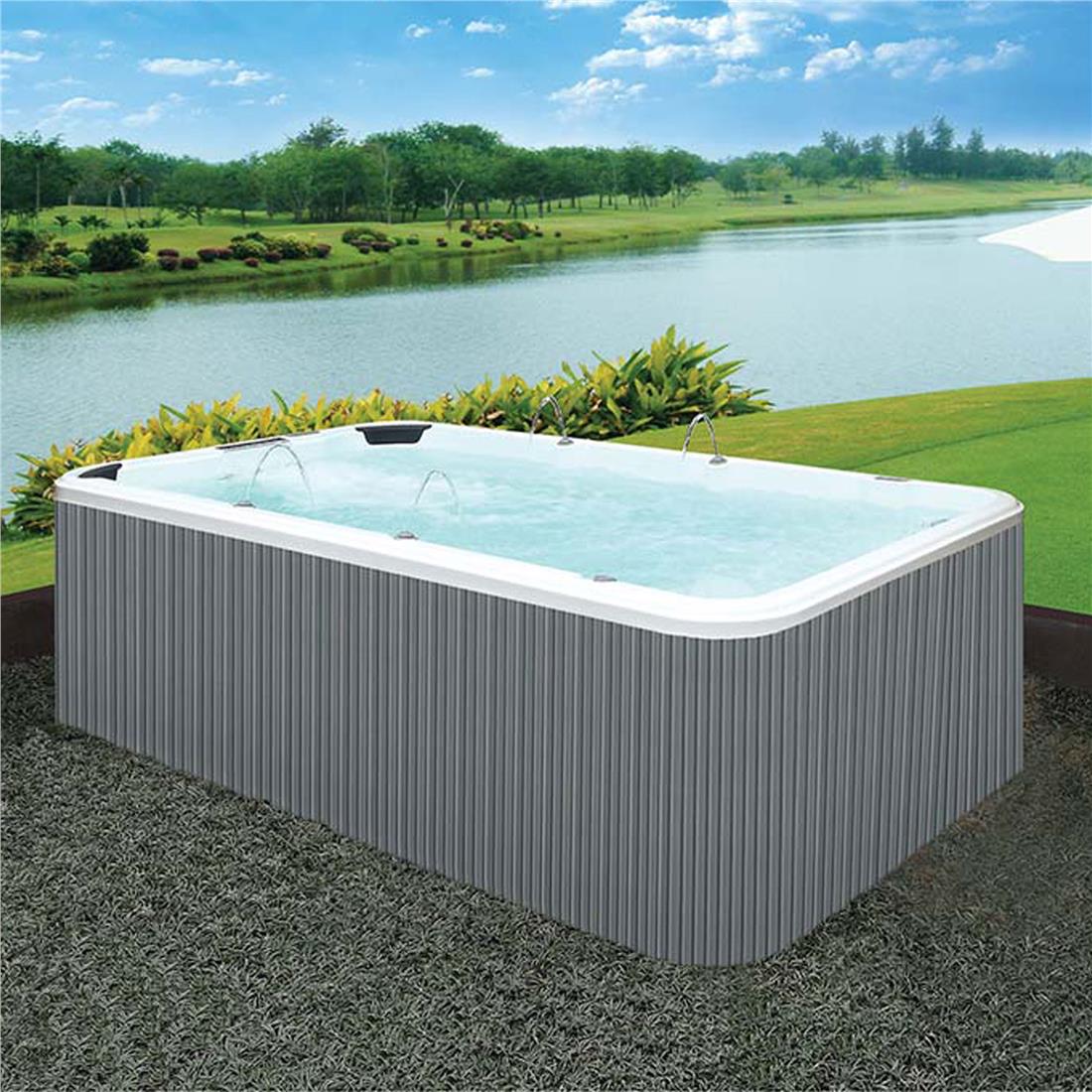 Sales Aboveground Large 5 Persons Swimspa Swimmingpool Whirlpool Rectangular Pool Balboa Swim Spa  HS-A9096