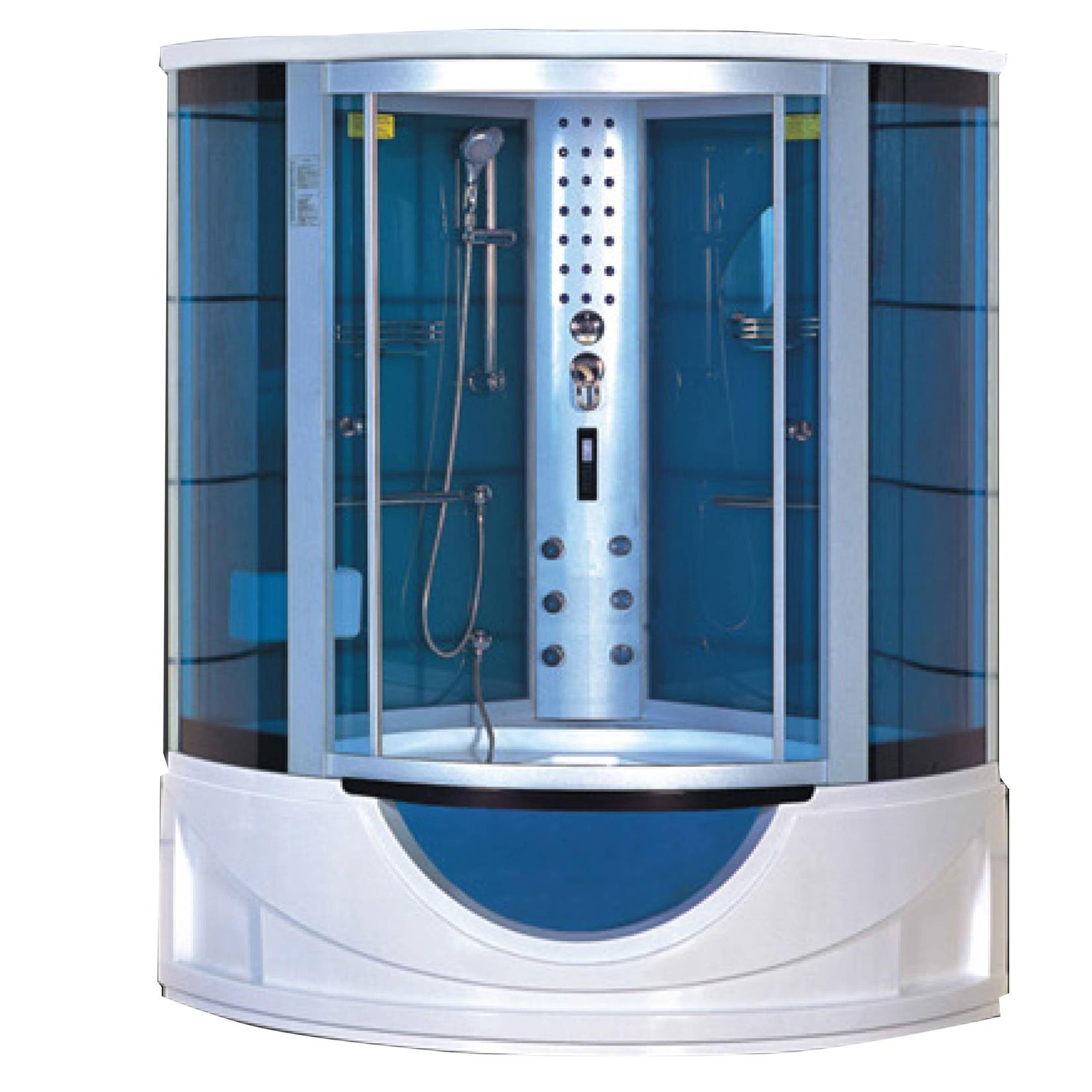 Compact European China One Person Acrylic Wet Steam Shower Room Design  HS-A9142