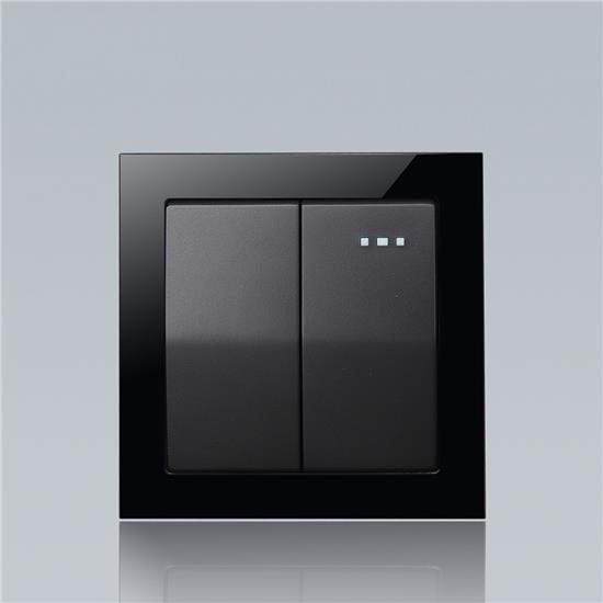 foshan manufacturer dubai electric wall switch black  HS-BM29