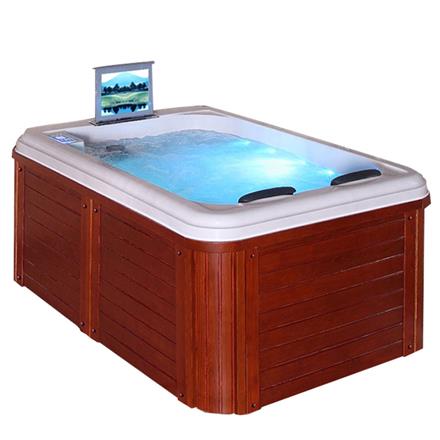 HS-291Y luxury small size jet whirlpool 2 person indoor hot tub with tv  HS-291Y