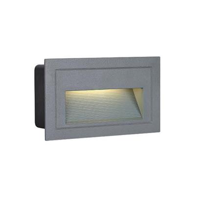 Hanse 3 Watt Outdoor Rectangle Recessed Aluminum LED Step Light  DJ-006A