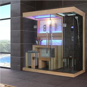 Dry and Wet Massage 2 Person Steam Shower Sauna Combination  HS-SR13892