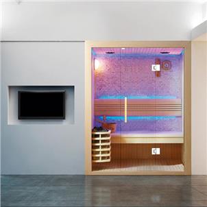 1.5m 1.7m Length Royal Computer Control Dry Steam Sauna Room  HS-SR14115