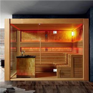 Fashion Computerized Finland Pine Hot Sale Full HD Sek TV Sauna  HS-SR15003