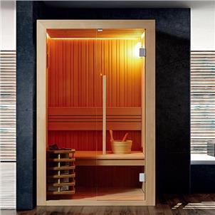 Home Made Length Glass Sauna Room Solid Wood Dry Bath Price  HS-SR15072