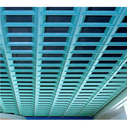 Ghana Japan Office Home Building Materials High Decoration Exposed Grid Ceiling System Aluminum Open Cell Ceiling  HS-3131