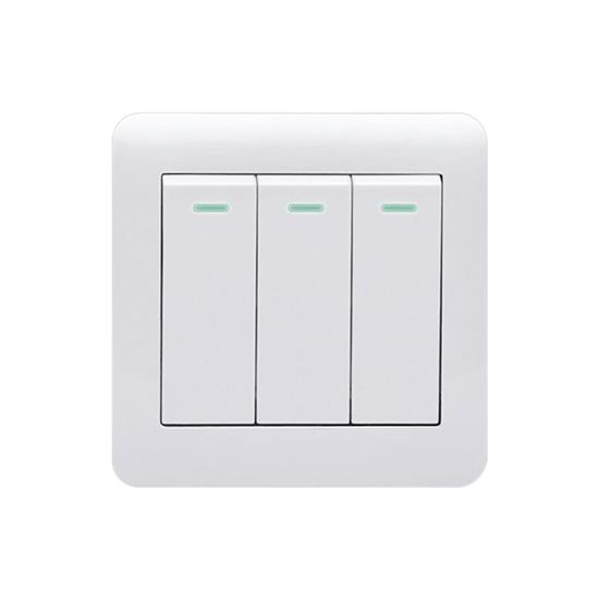 home electrical power 3 gang  2 way three smart light switches  HS-TT-0003