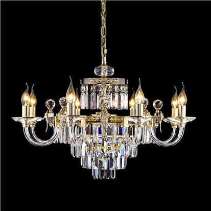 Hanse Elegant Candle Light Crystal Chandelier  HS51448-6