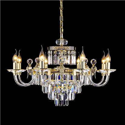 Hanse Elegant Candle Light Crystal Chandelier  HS51448-6