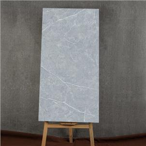 Light Grey Glazed Artificial Stone Tile Customized Size HKP715110