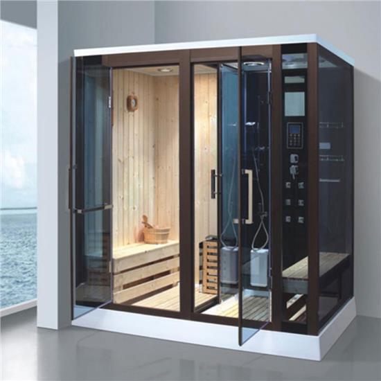 For Sale House Traditional Mini Cabin Combination Bath Shower Steam Room Prices Wood Sauna  HS-A9138