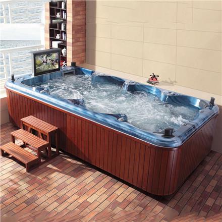 HS-S04X 158 inch length chinese 8 person outdoor spas hot tubs pools  HS-S04X2