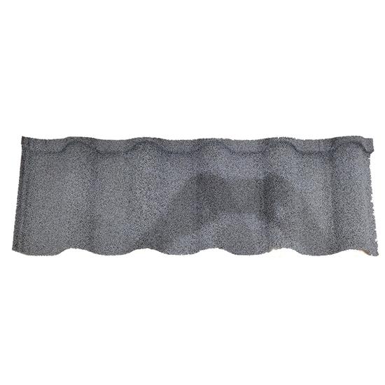 Dark Grey Quality Bond Stone Coated Steel Roofing Tiles Sheets For Nigeria Customized Size HS-SCR05