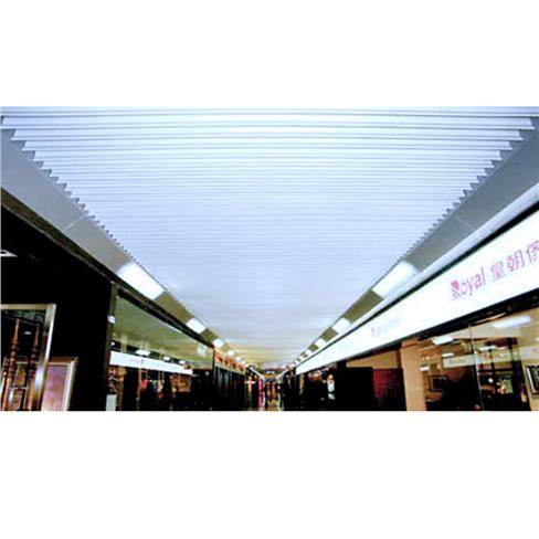 Alinium T Bar For Residential Accoustical Stripe Ceiling Baffle  HS-8019