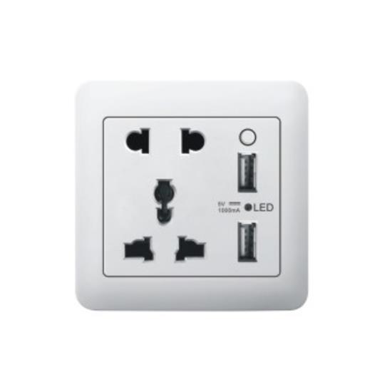 wall usb switch board usb light switch  HS-TT-0048